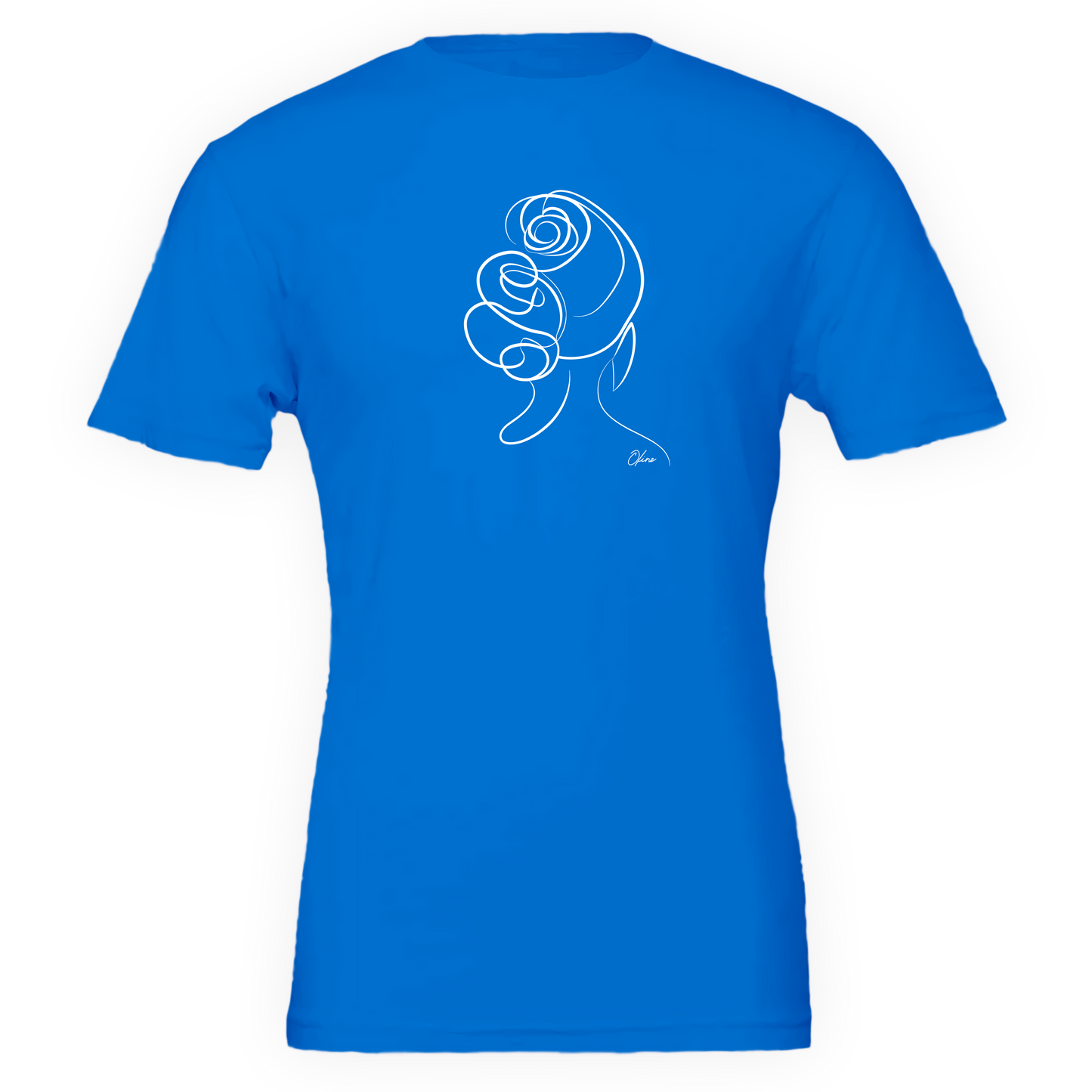 T-shirt unisexe  - Femme au chignon
