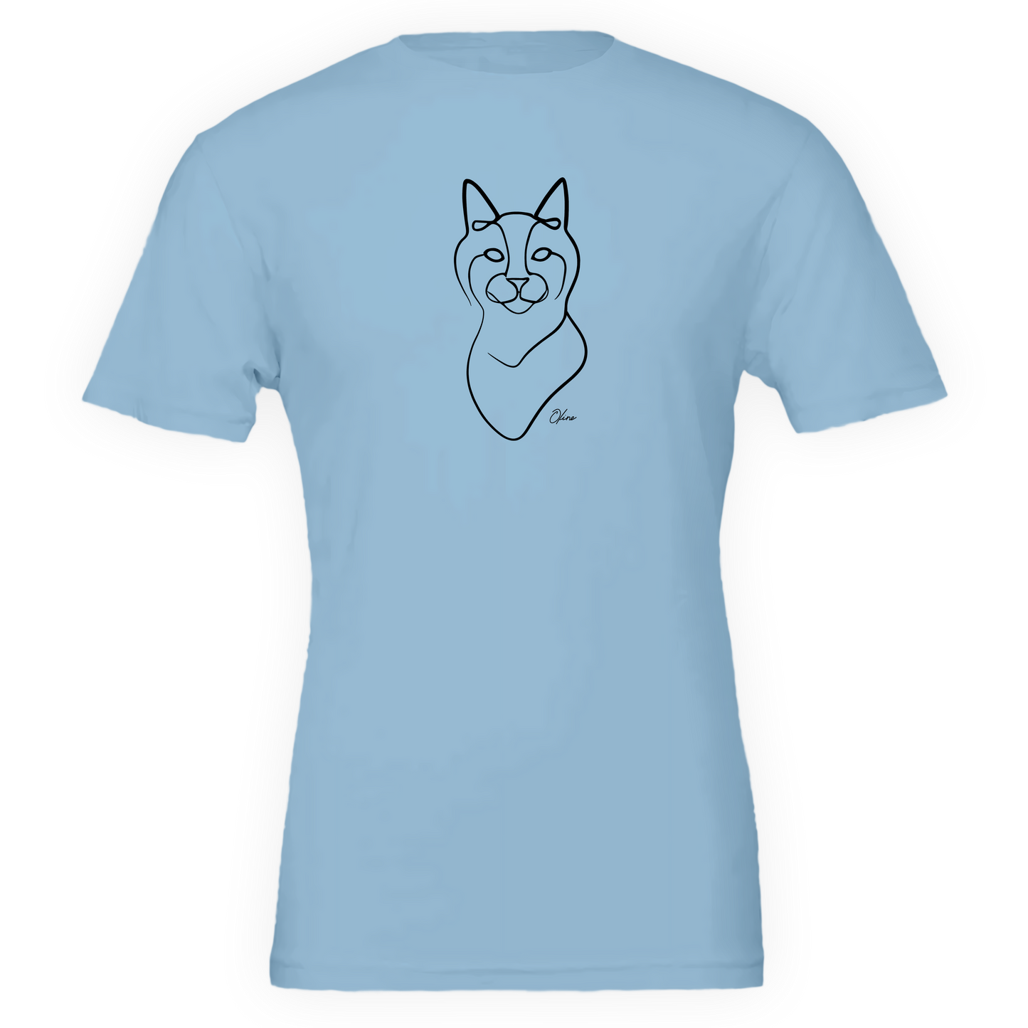 T-shirt unisexe - Chat curieux