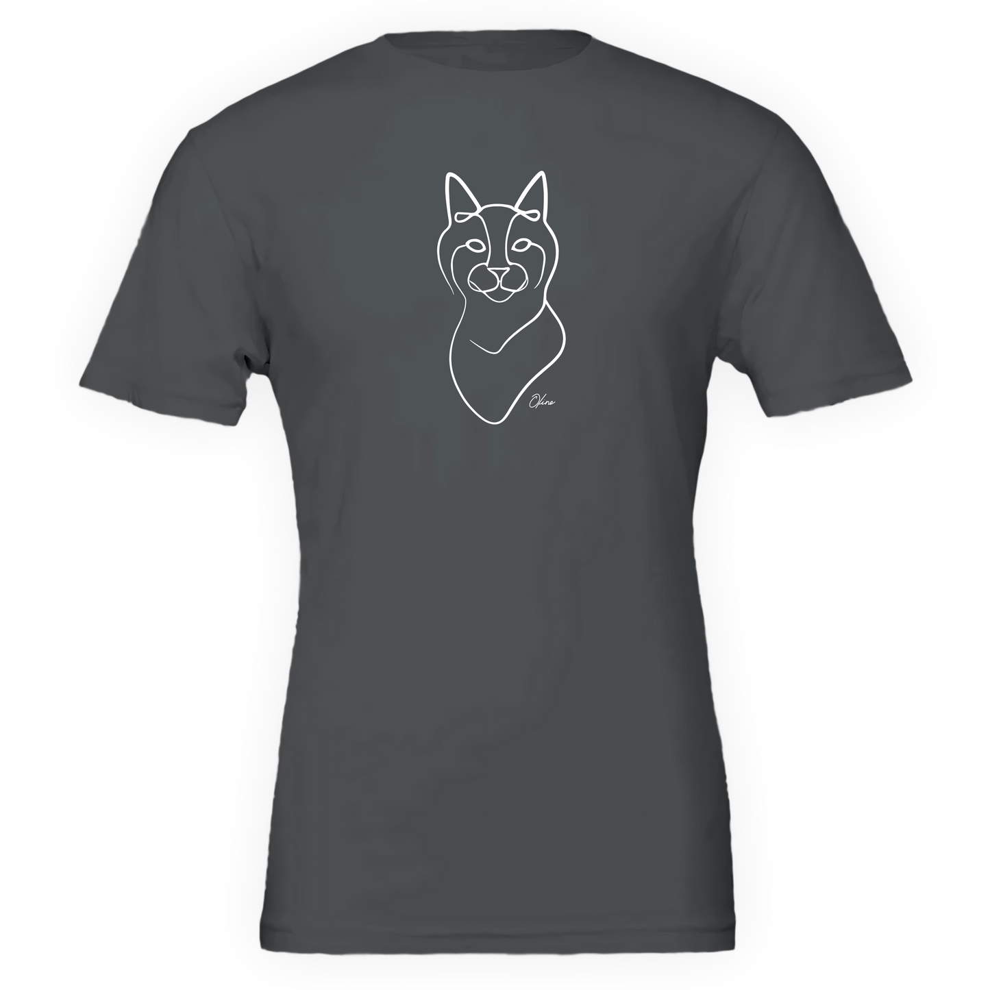 T-shirt unisexe - Chat curieux