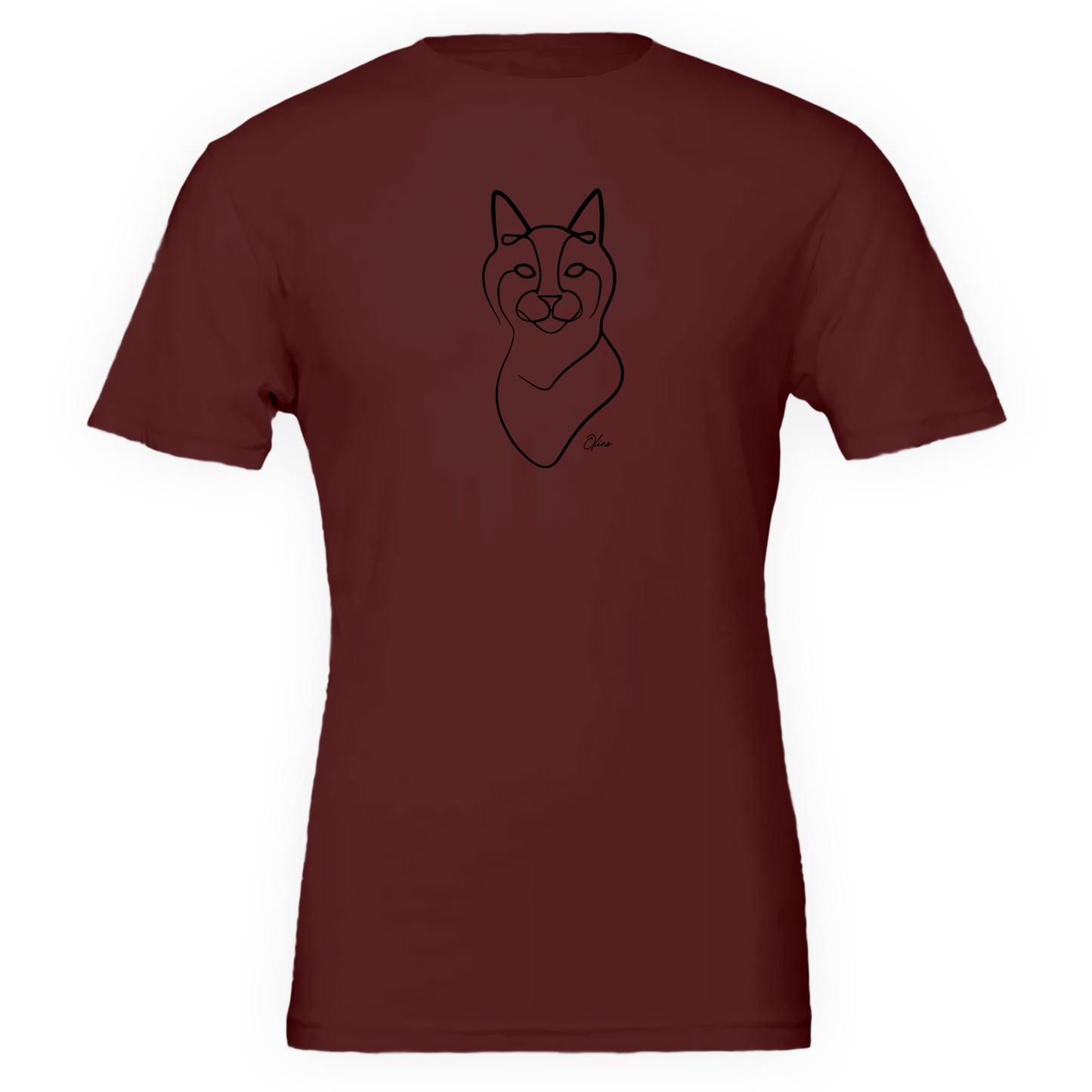 T-shirt unisexe - Chat curieux