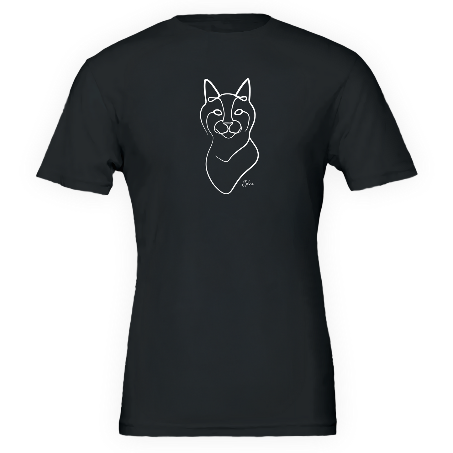 T-shirt unisexe - Chat curieux