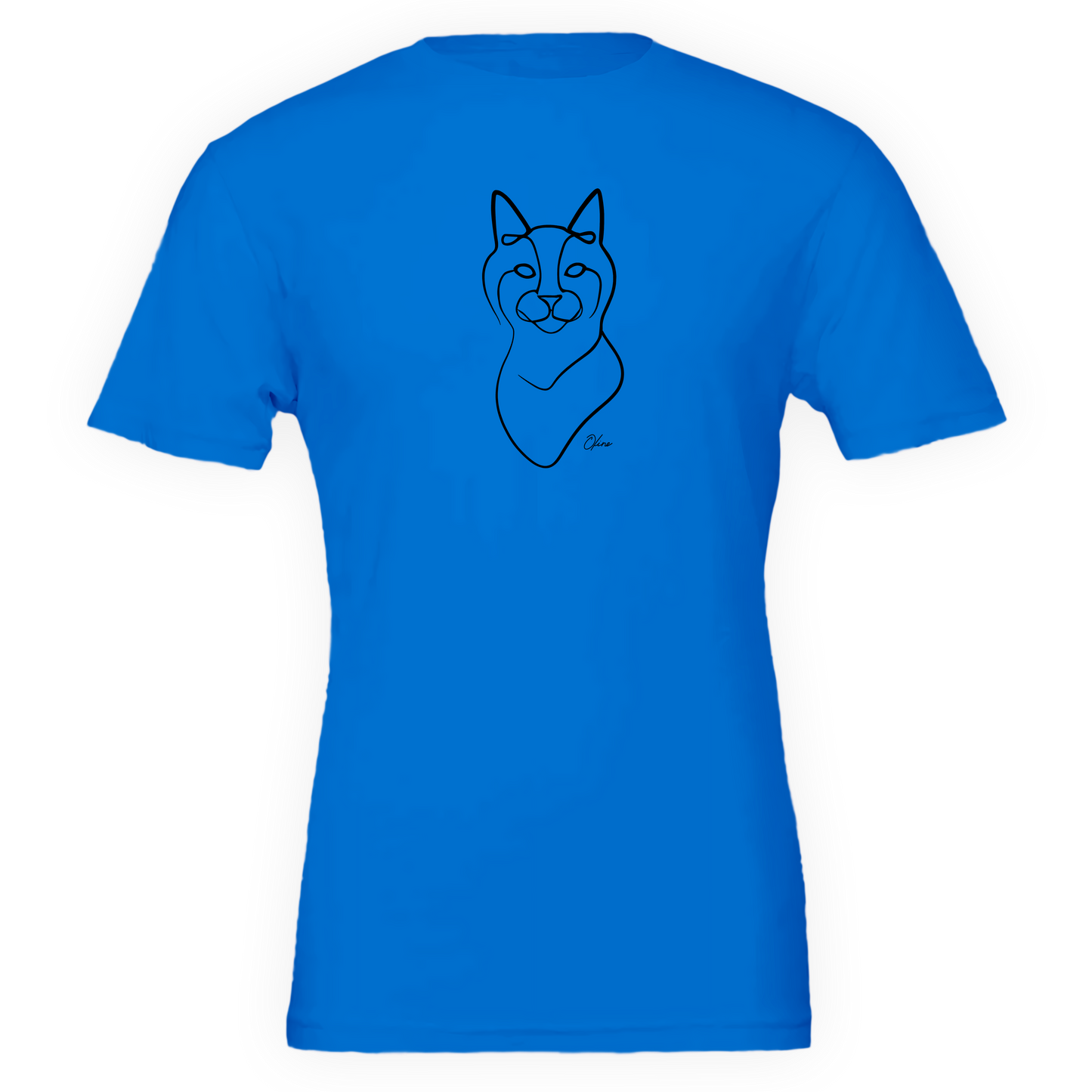 T-shirt unisexe - Chat curieux
