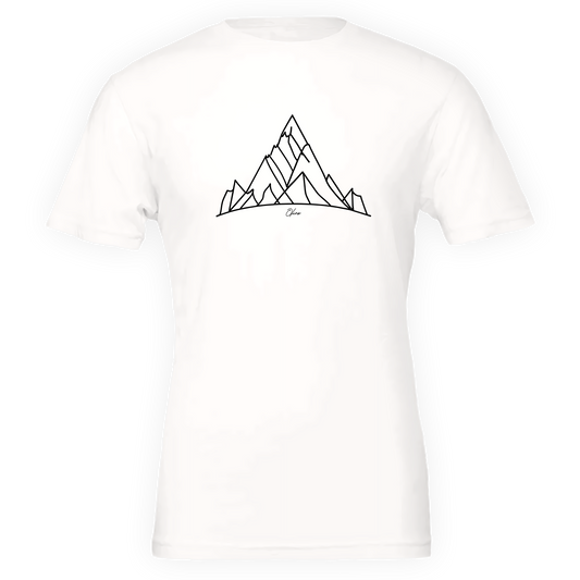 T-shirt unisexe - Paysage Montagneux épuré