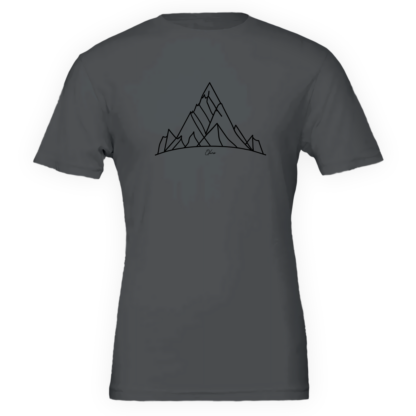T-shirt unisexe - Paysage Montagneux épuré