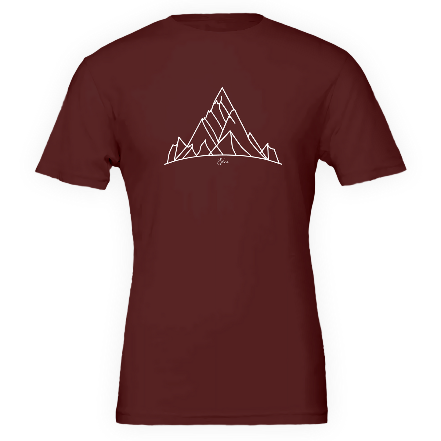 T-shirt unisexe - Paysage Montagneux épuré