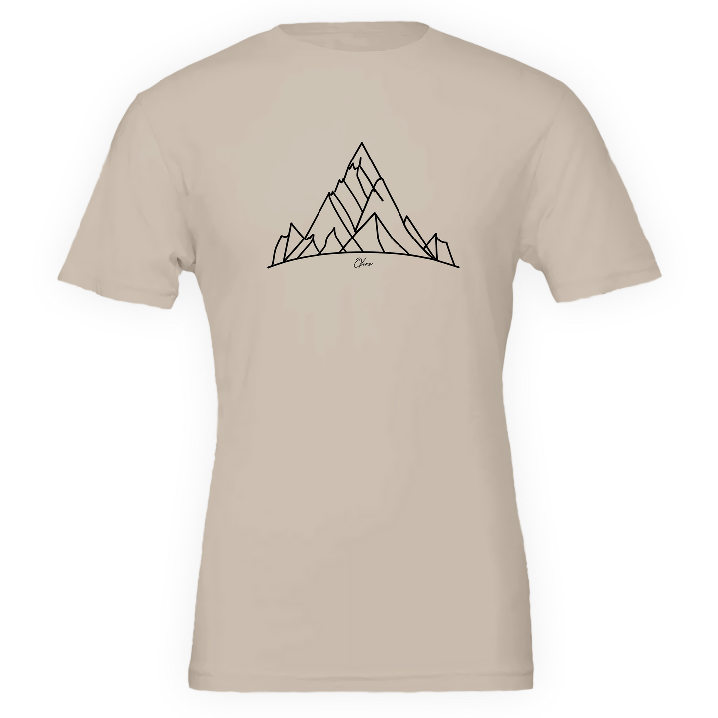 T-shirt unisexe - Paysage Montagneux épuré