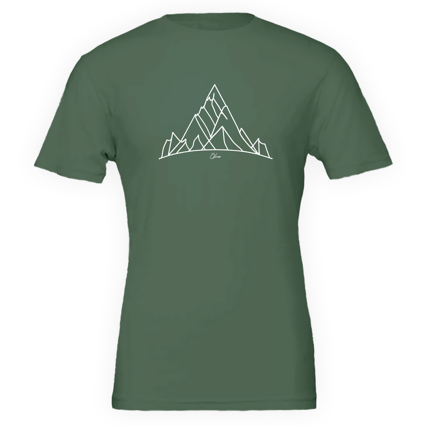 T-shirt unisexe - Paysage Montagneux épuré