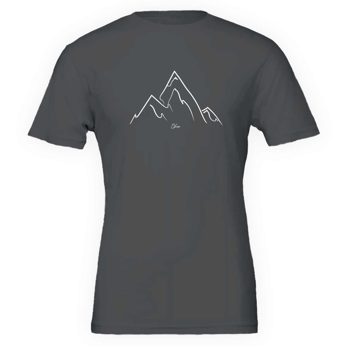 T-shirt unisexe - Paysage montagneux épuré