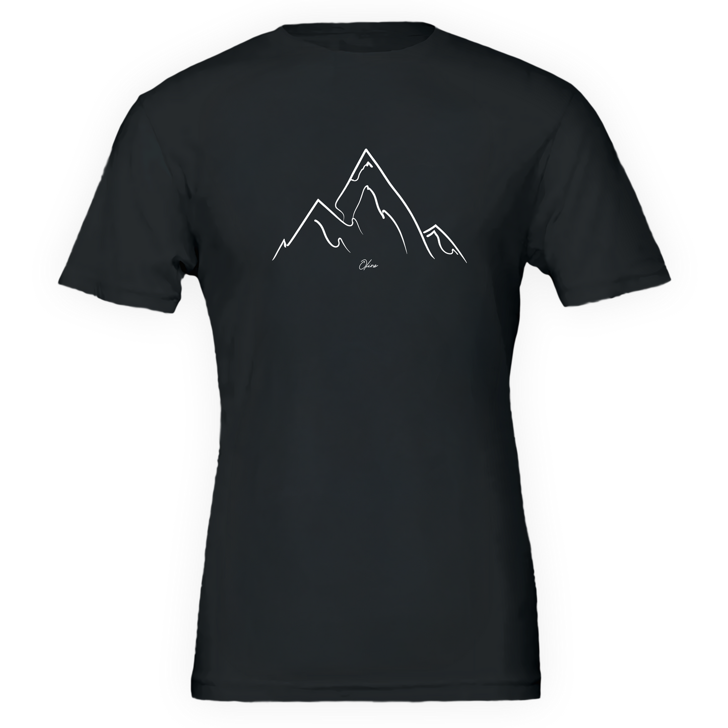 T-shirt unisexe - Paysage montagneux épuré