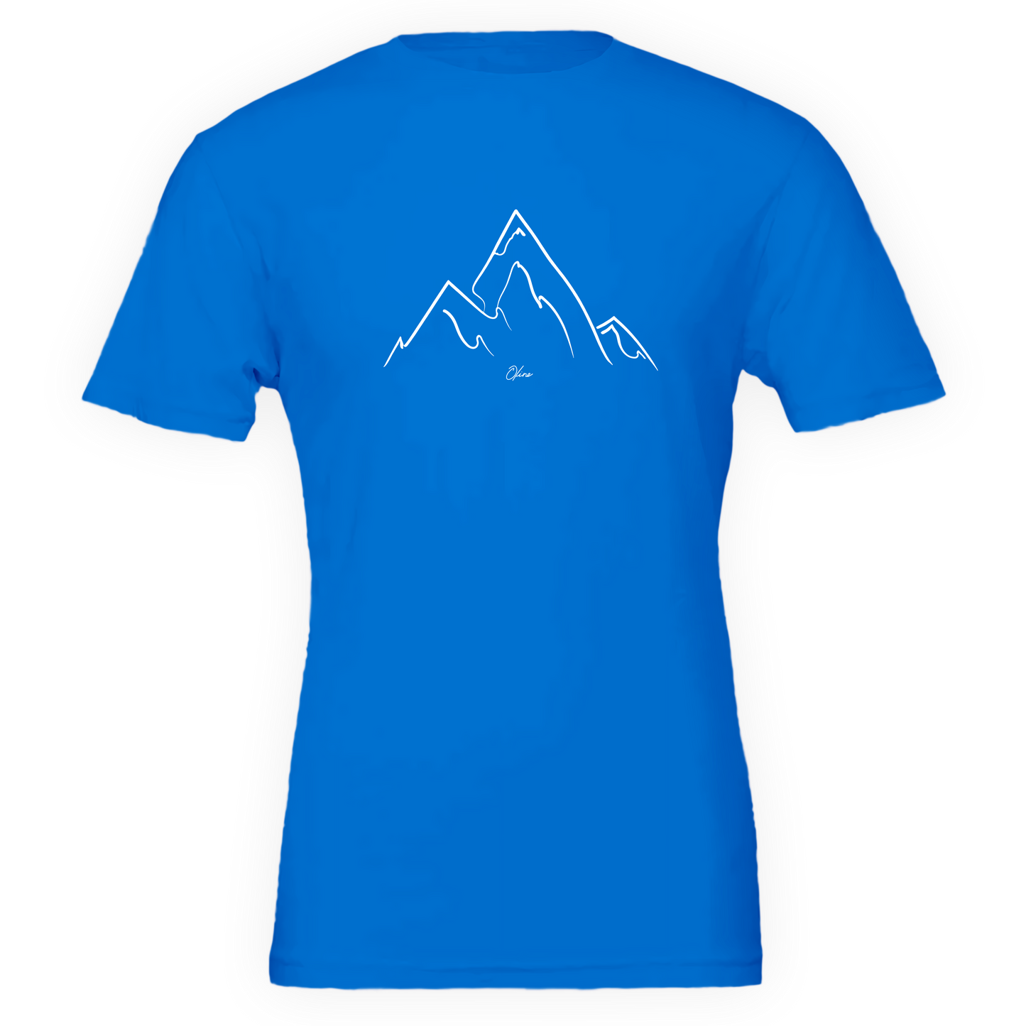 T-shirt unisexe - Paysage montagneux épuré