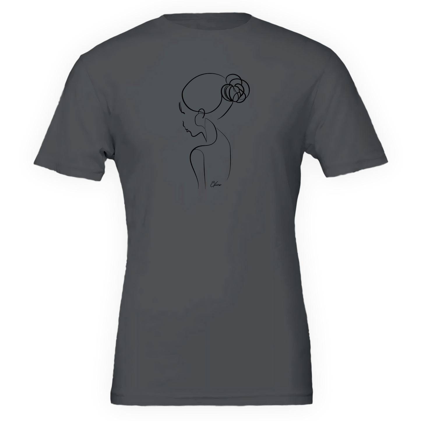 T-shirt unisexe - Femme de dos