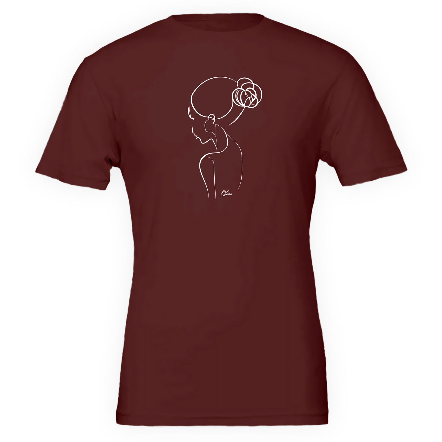 T-shirt unisexe - Femme de dos