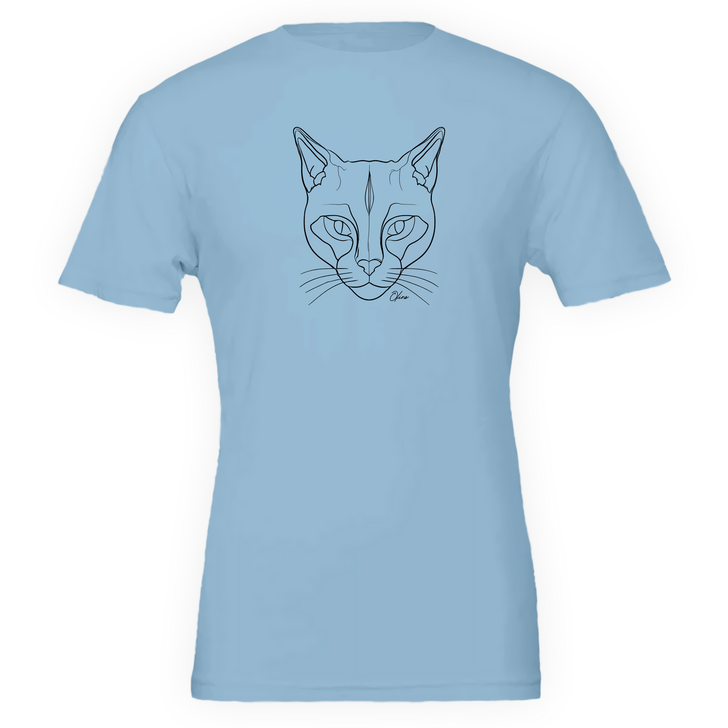 T-shirt unisexe - Chat détaillée
