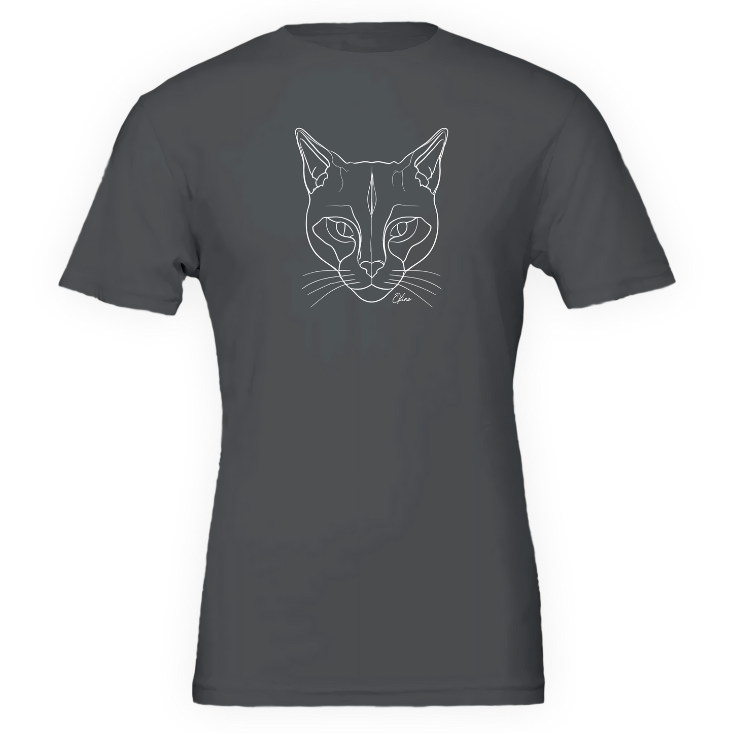 T-shirt unisexe - Chat détaillée