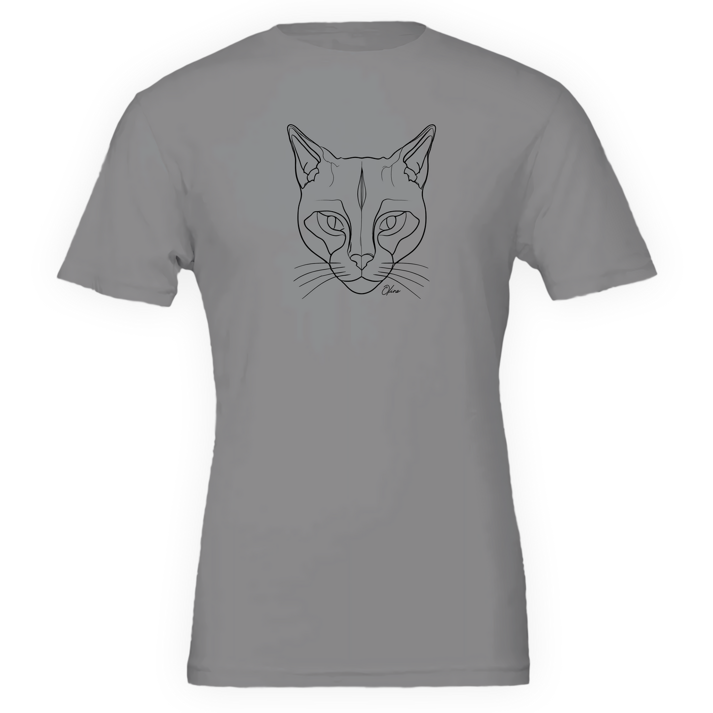 T-shirt unisexe - Chat détaillée