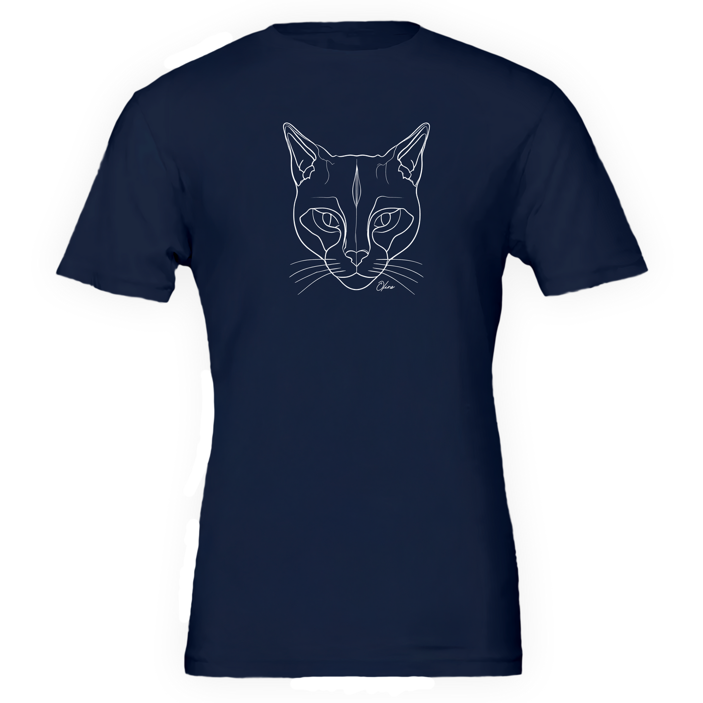 T-shirt unisexe - Chat détaillée