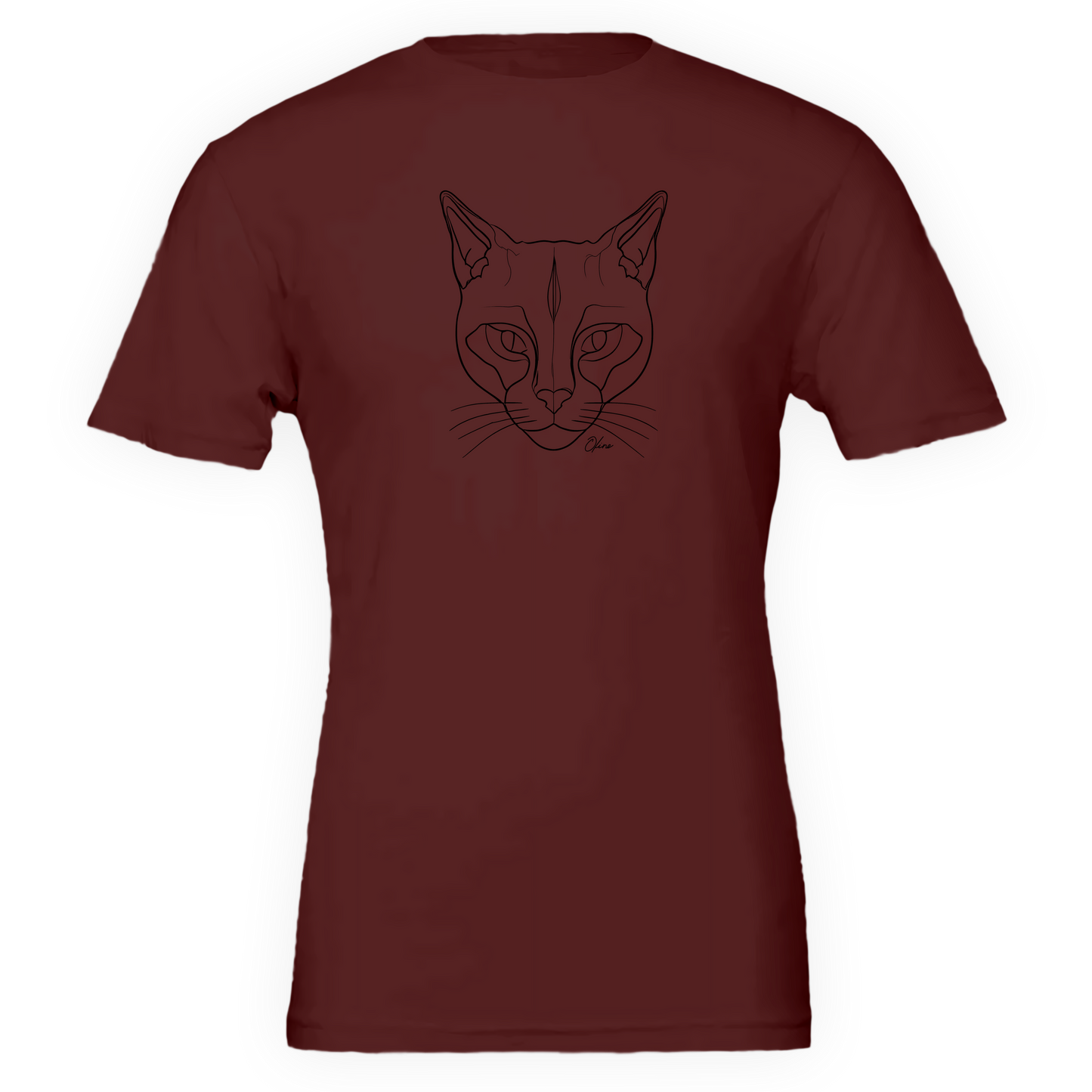 T-shirt unisexe - Chat détaillée
