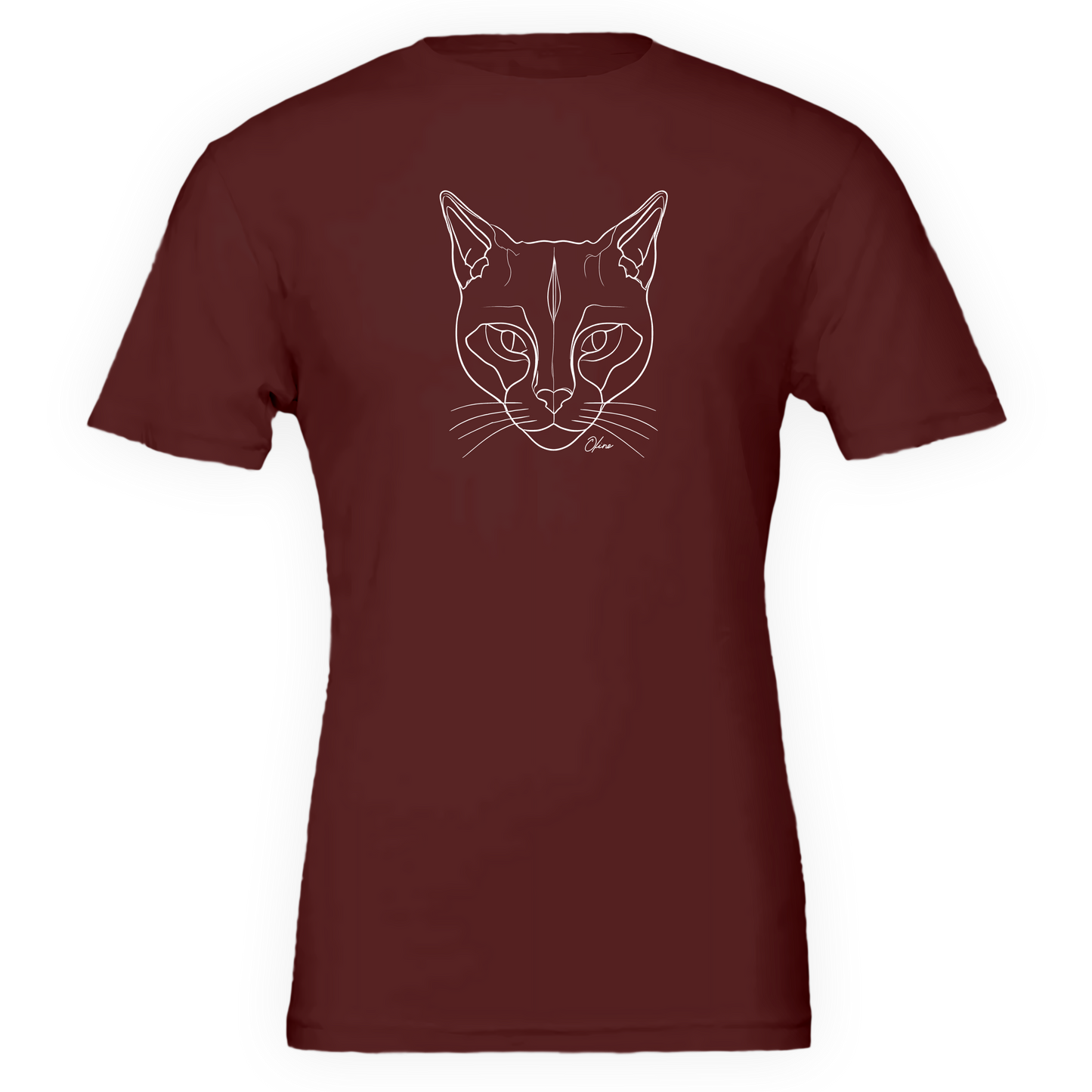 T-shirt unisexe - Chat détaillée