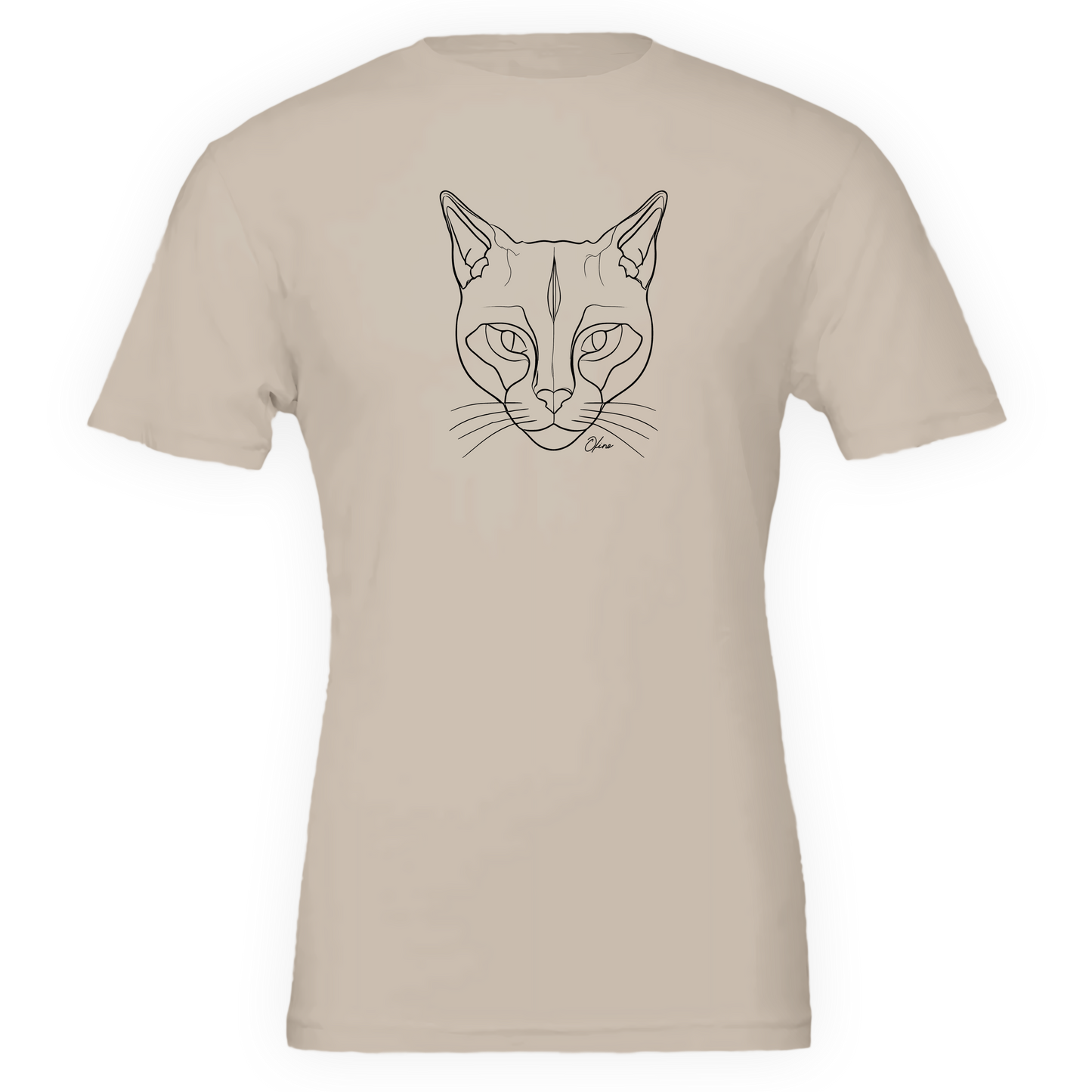 T-shirt unisexe - Chat détaillée