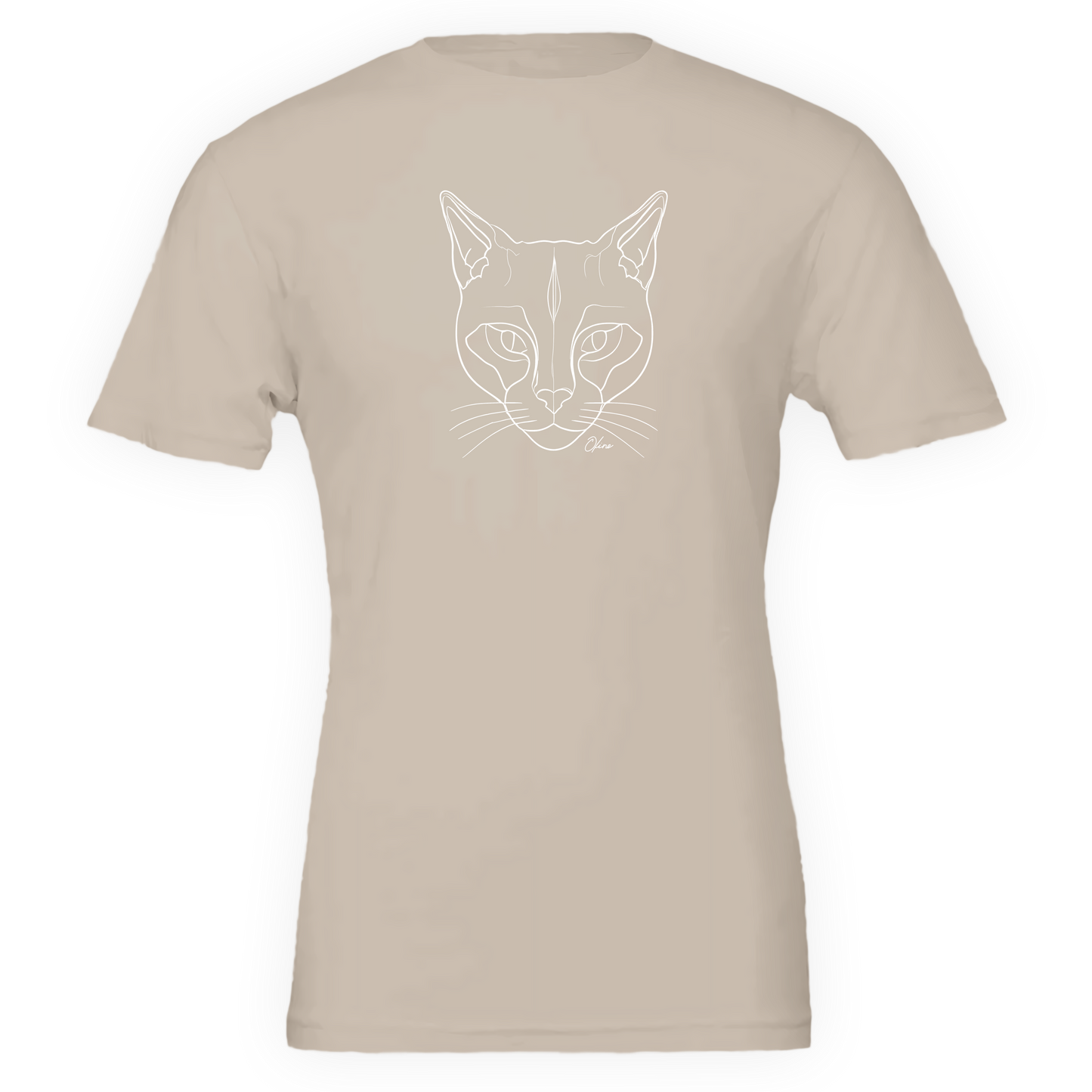 T-shirt unisexe - Chat détaillée
