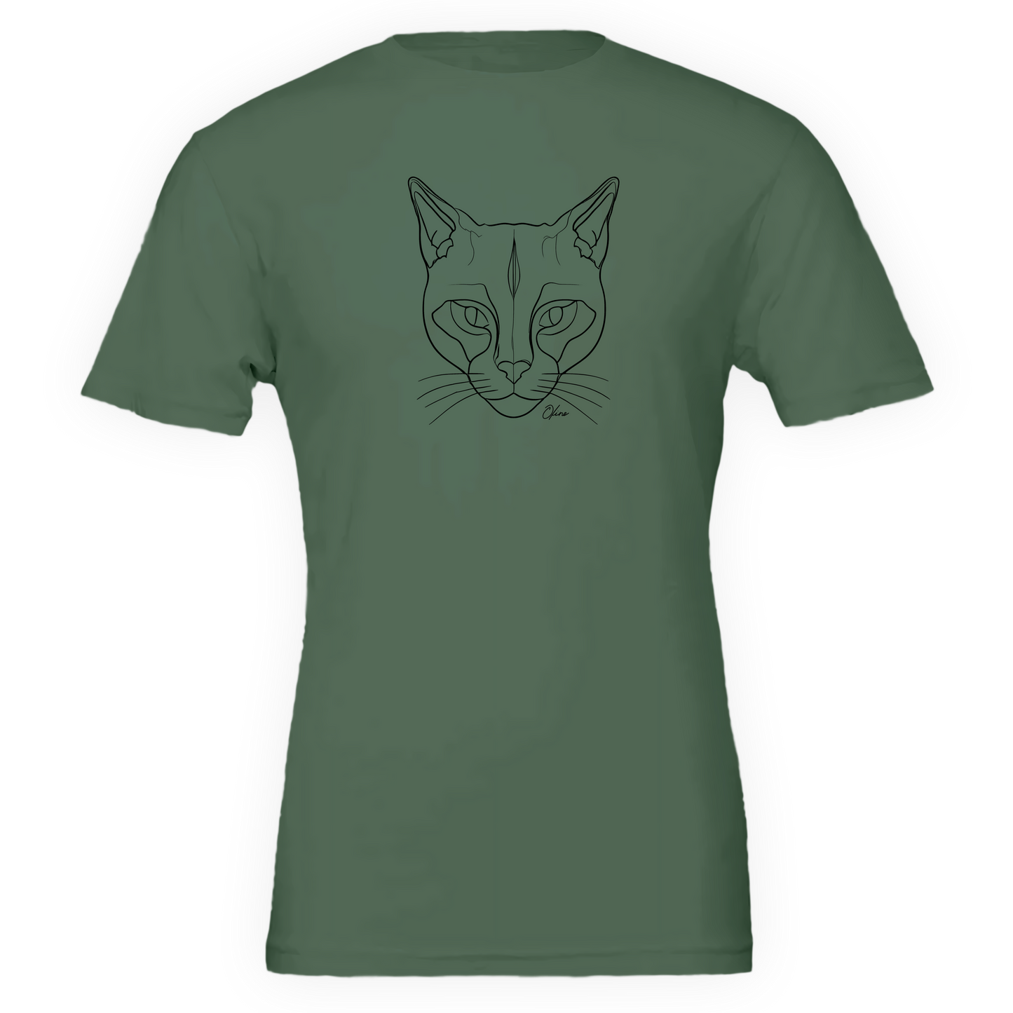 T-shirt unisexe - Chat détaillée