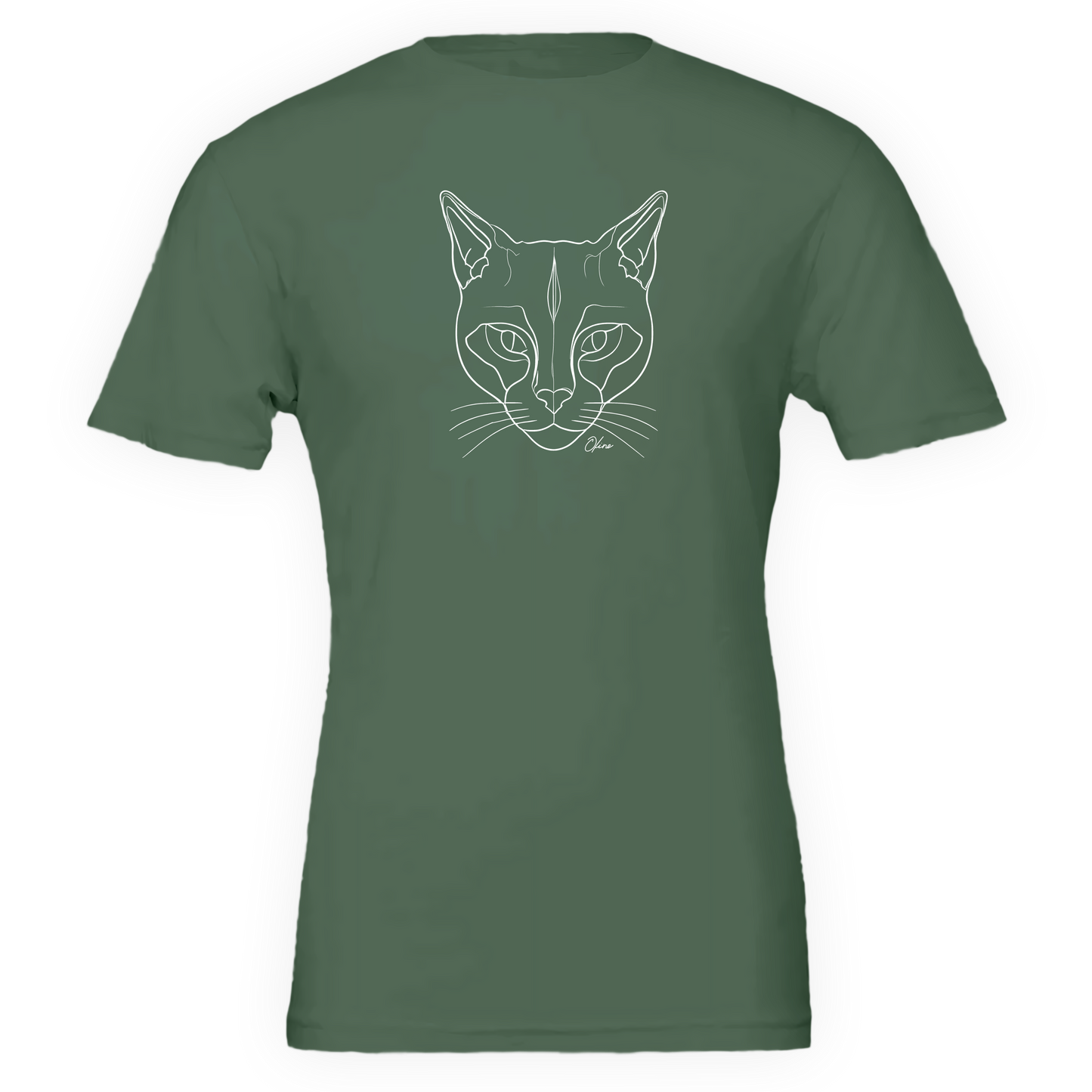 T-shirt unisexe - Chat détaillée