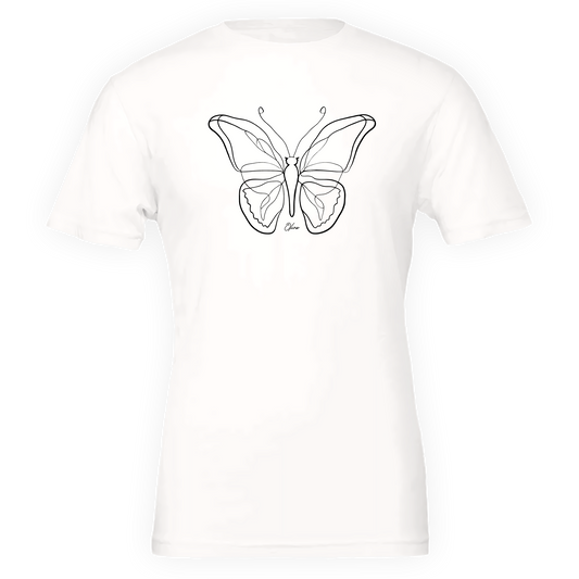 T-shirt unisexe - Papillon Poétique