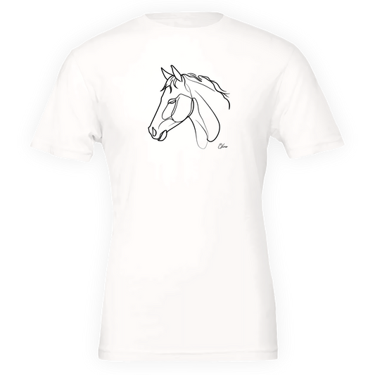 T-shirt unisexe - Cheval majestueux